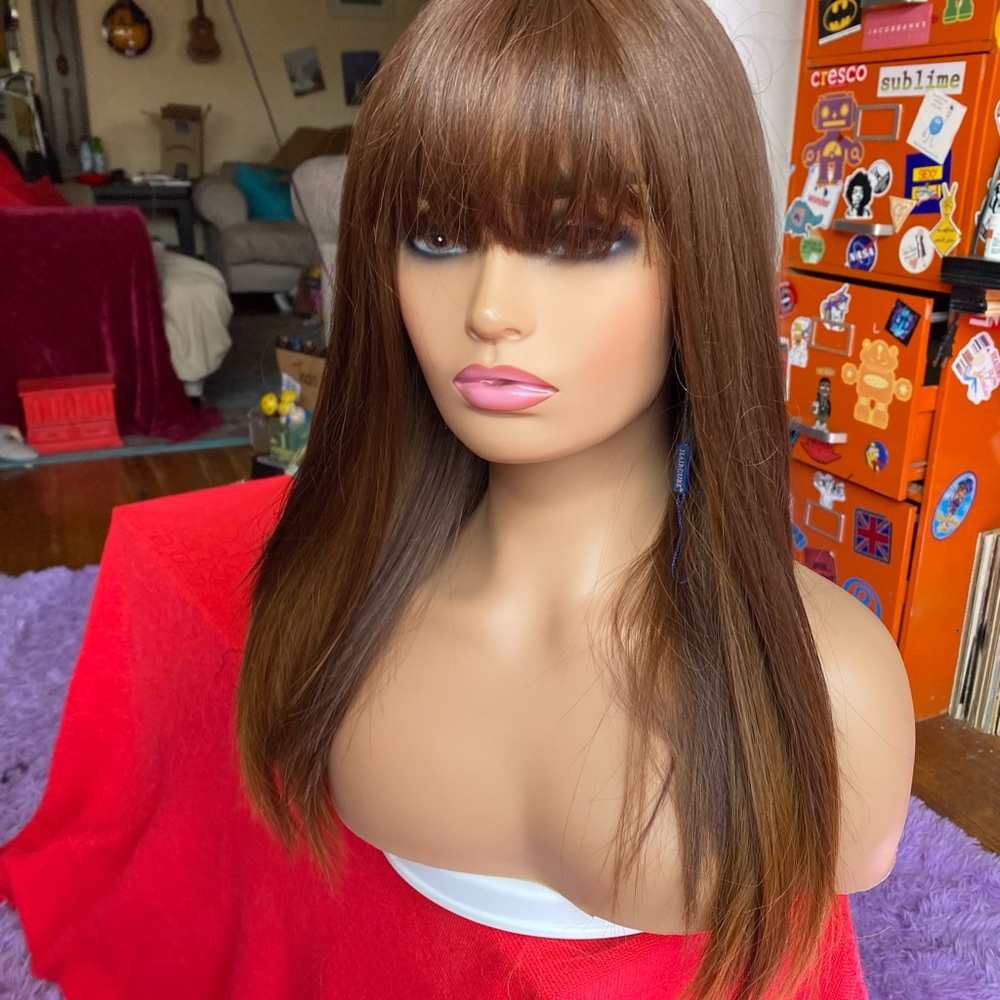 LAST ONE realistic Brunette to auburn wig